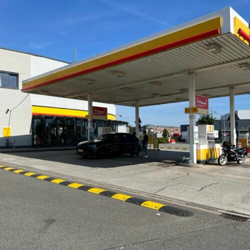 Verkeersdrempel van gerecycled materiaal 60 mm 5 Verkeersdrempels, snelheidsdrempels, ideaal om de veiligheid op uw terrein of in uw omgeving te voorkomen